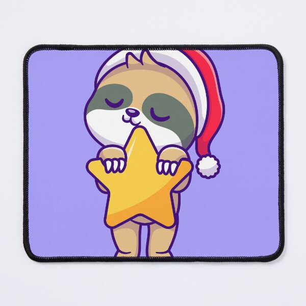 Item preview, Sloth's Stellar Soar: Cute Winter Cartoon Vector Icon designed and sold by hjian8219.