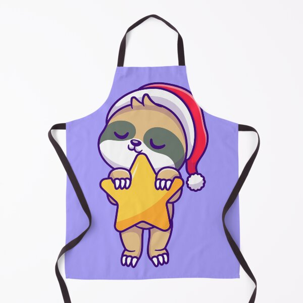 Item preview, Sloth's Stellar Soar: Cute Winter Cartoon Vector Icon designed and sold by hjian8219.