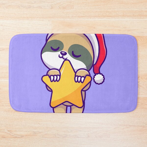Item preview, Sloth's Stellar Soar: Cute Winter Cartoon Vector Icon designed and sold by hjian8219.