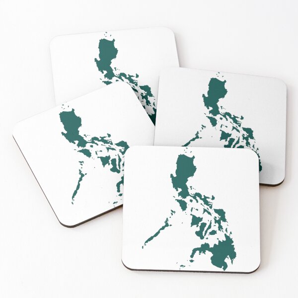 Item preview, IYKYK minimalist minimal modern clean Philippines Islands map no words teal green designed and sold by aidaslocalloves.