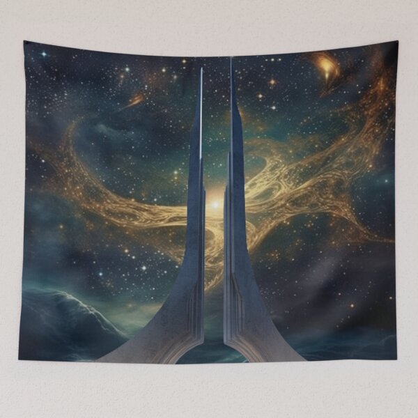 Item preview, Andromadon's Celestial Spire: The Majestic Cosmic Citadel designed and sold by WhiteWolfe0127.