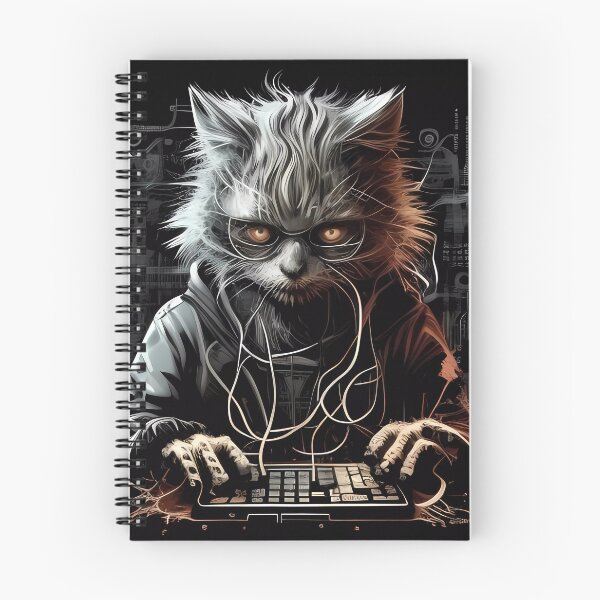 Item preview, “Hacker Meowtrice: The Feline Revolution” designed and sold by Art-Vortex-fr.