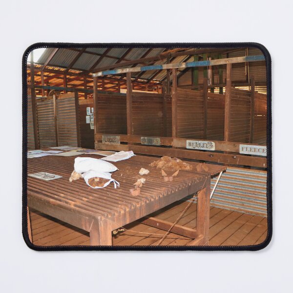 Item preview, Wool sorting area, Outback shearing shed designed and sold by FranWest.