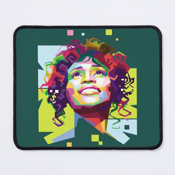 Item preview, Whitney Elizabeth Houston in Pop Art Portrait Style designed and sold by MicBurg.