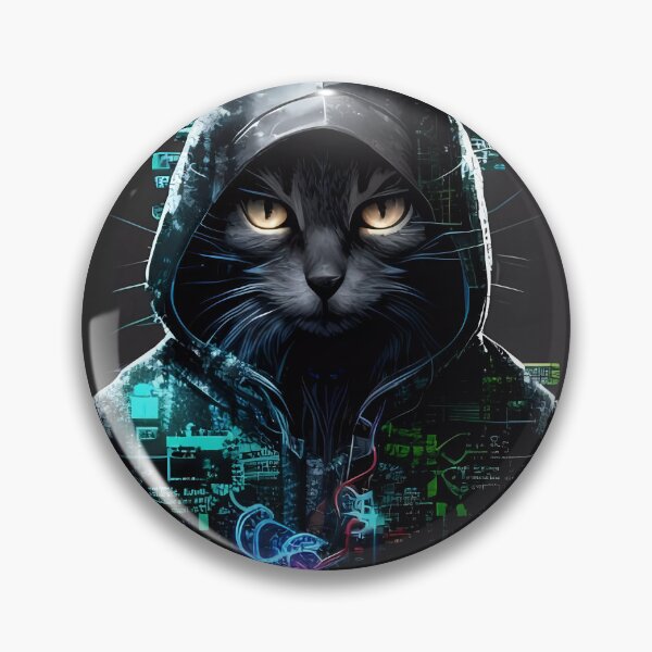 Item preview, “Hacker Meowtrice: The Feline Revolution” designed and sold by Art-Vortex-fr.