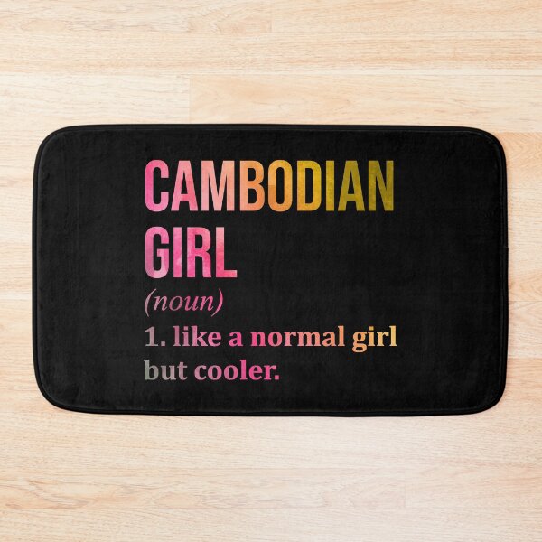 Item preview, Cambodian Girl Definition Cambodia in Watercolor designed and sold by XCIV.