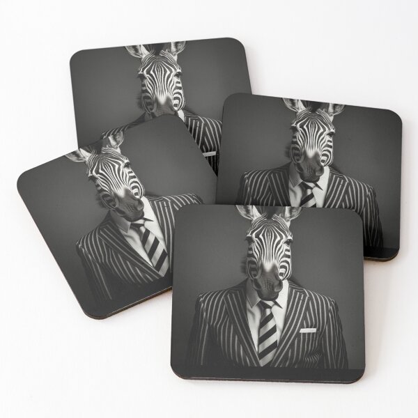 Item preview, Zebra in Business Suit Art designed and sold by LeonieHill.