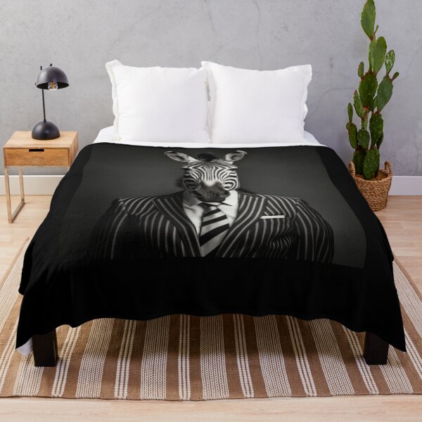 Item preview, Zebra in Business Suit Art designed and sold by LeonieHill.