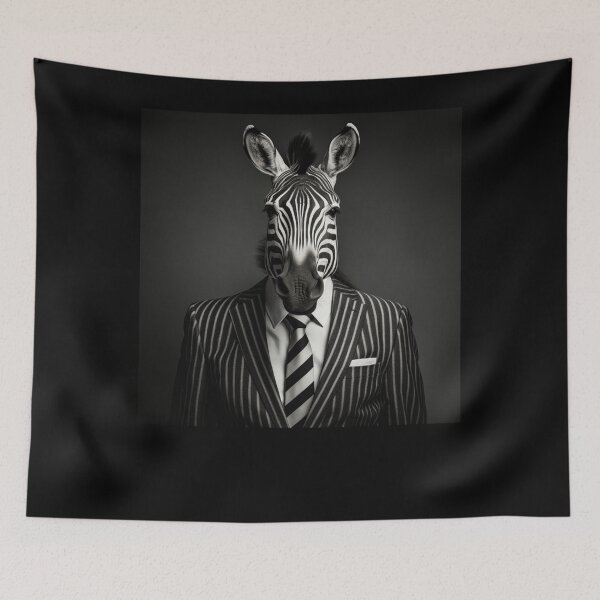 Item preview, Zebra in Business Suit Art designed and sold by LeonieHill.