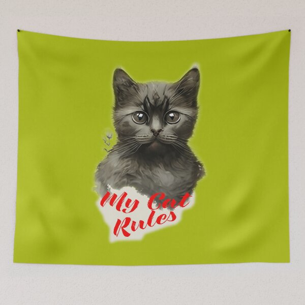 Item preview, My cat rules designed and sold by Glamalt.