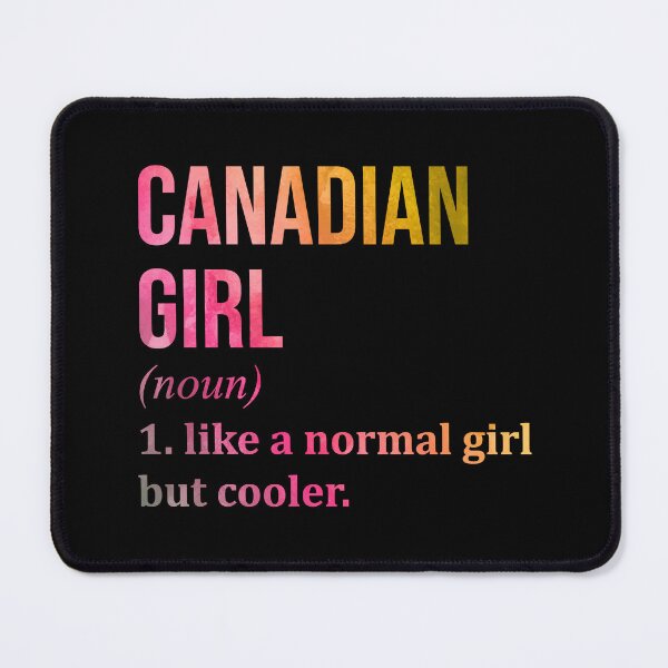 Item preview, Canadian Girl Definition Canada in Watercolor designed and sold by XCIV.