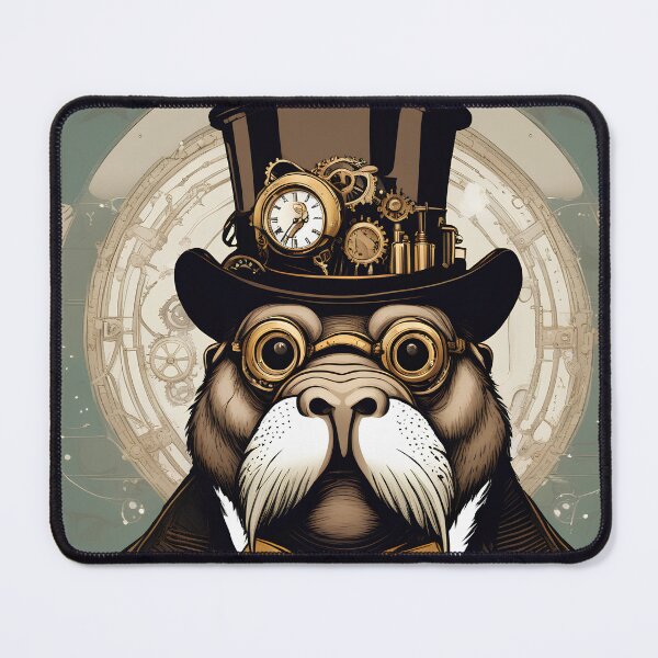 Item preview, Steampunk gentleman walrus  designed and sold by Maths-4-Nerds.