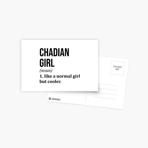 Item preview, Chadian Girl Definition Chad designed and sold by XCIV.