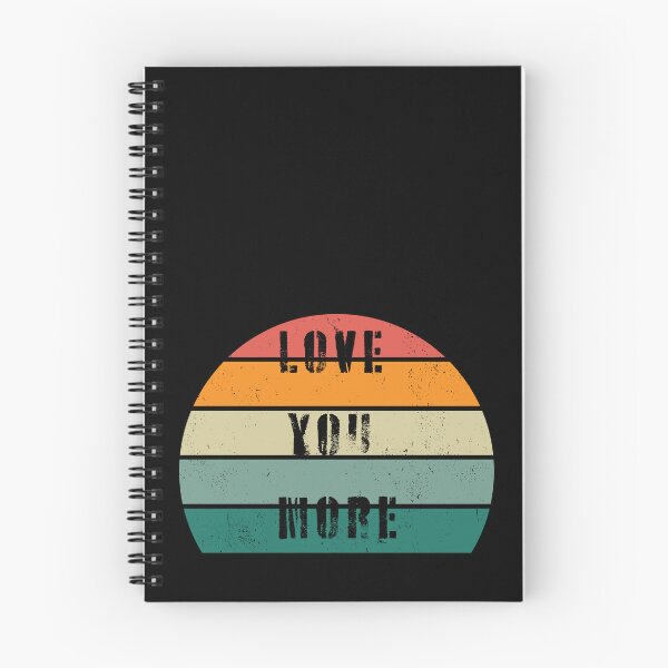 Item preview, Love You More, Retro Sunset, Romantic  designed and sold by Sunmoonlove.