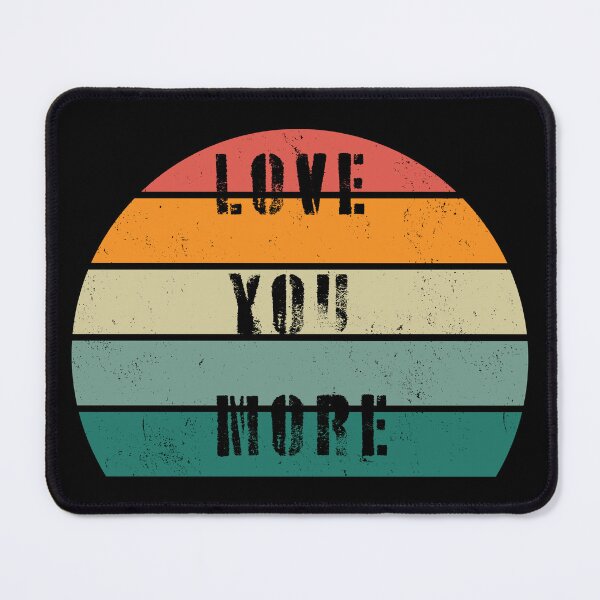 Item preview, Love You More, Retro Sunset, Romantic designed and sold by Sunmoonlove.