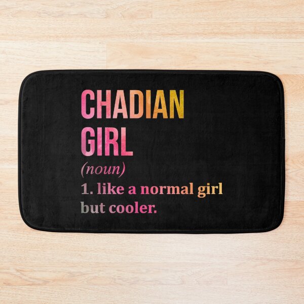 Item preview, Chadian Girl Definition Chad in Watercolor designed and sold by XCIV.