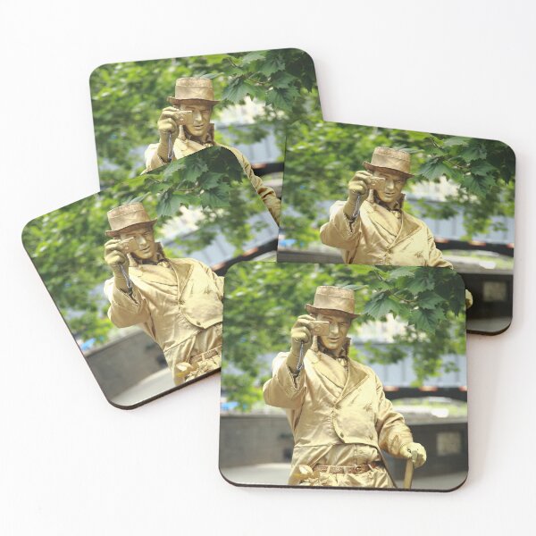 Item preview, gold man. southbank, melbourne, australia designed and sold by bodhiimages.