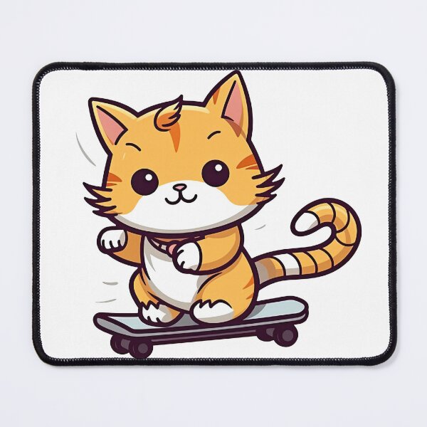 Item preview, Cool Cat Play Skateboarding in Vector Design 2 designed and sold by eyestetix.