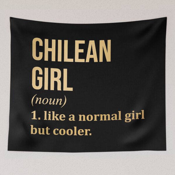 Item preview, Chilean Girl Definition Chile in Gold designed and sold by XCIV.
