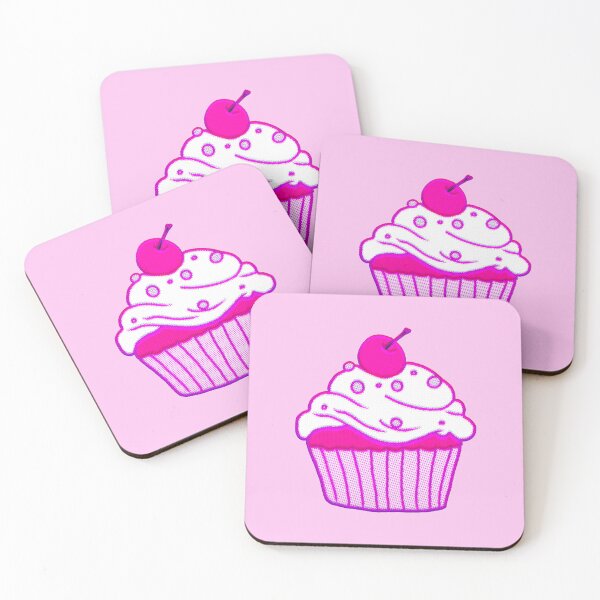 Item preview, Cute Pink Strawberry Cupcake designed and sold by RollmcSroll.