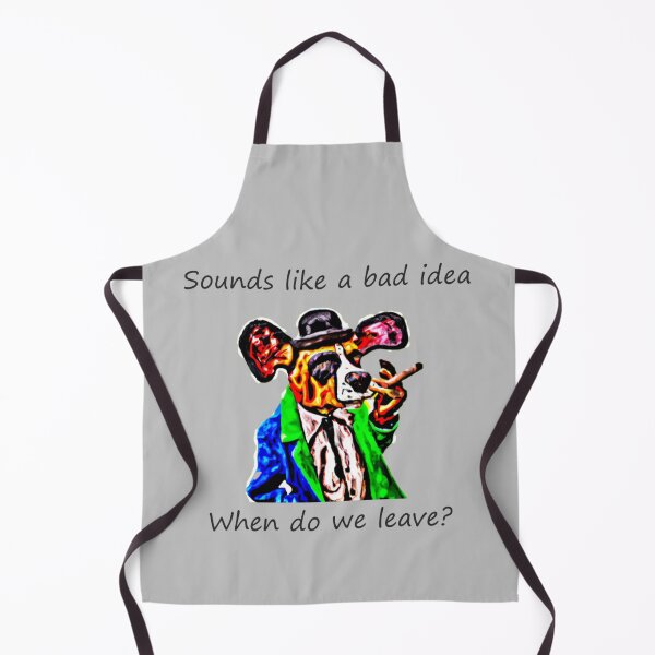 Item preview, bad idea dog smoking a cigar vibrant colors designed and sold by WooshiArt.