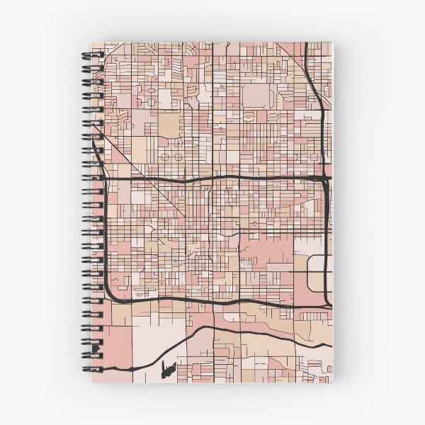 Item preview, Phoenix Map Pattern in Soft Pink Pastels designed and sold by PatternMaps.