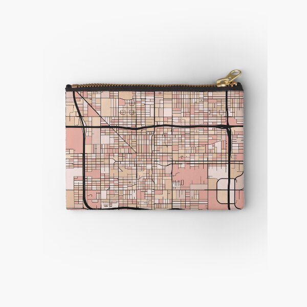 Item preview, Phoenix Map Pattern in Soft Pink Pastels designed and sold by PatternMaps.