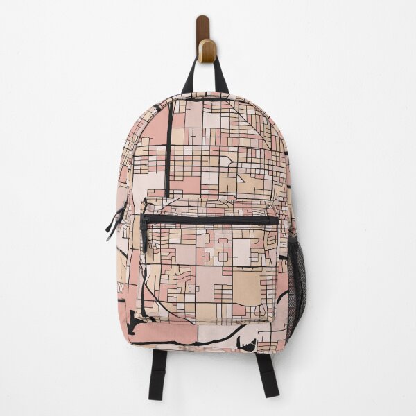 Item preview, Phoenix Map Pattern in Soft Pink Pastels designed and sold by PatternMaps.