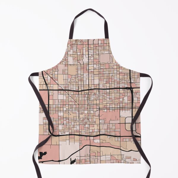 Item preview, Phoenix Map Pattern in Soft Pink Pastels designed and sold by PatternMaps.