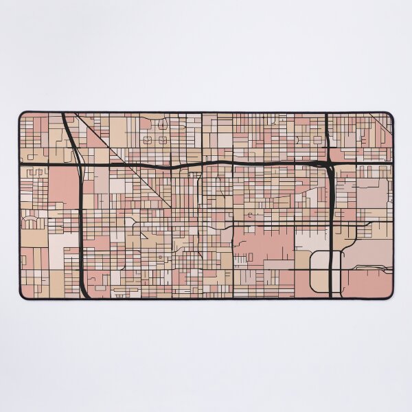 Item preview, Phoenix Map Pattern in Soft Pink Pastels designed and sold by PatternMaps.