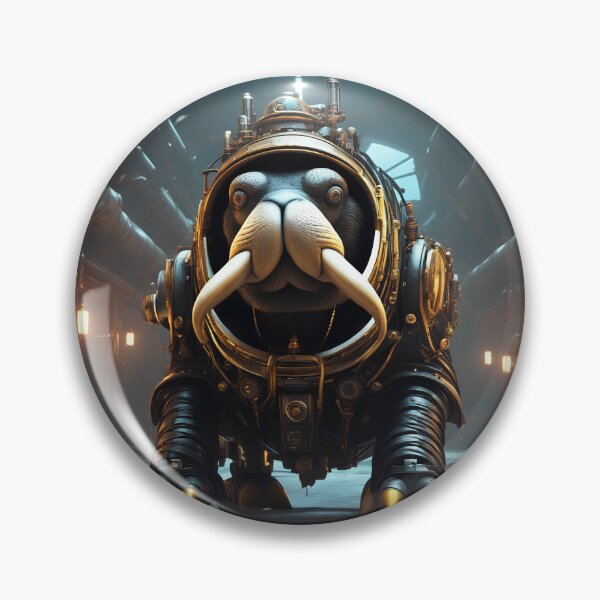 Item preview, Steampunk mechanical walrus  designed and sold by Maths-4-Nerds.