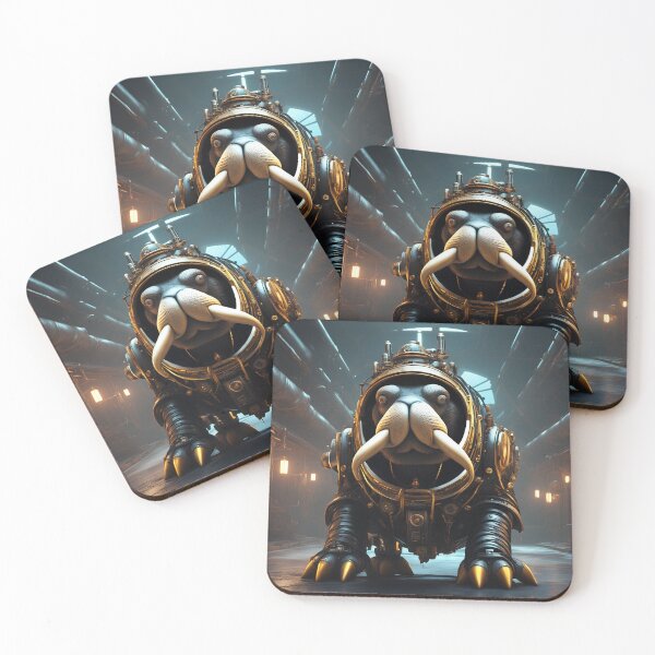 Item preview, Steampunk mechanical walrus  designed and sold by Maths-4-Nerds.