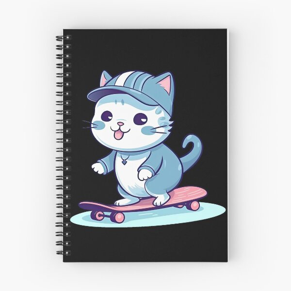 Item preview, Cool Cat Play Skateboarding in Vector Design 3 designed and sold by eyestetix.