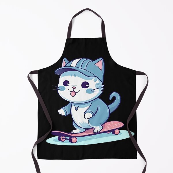 Item preview, Cool Cat Play Skateboarding in Vector Design 3 designed and sold by eyestetix.