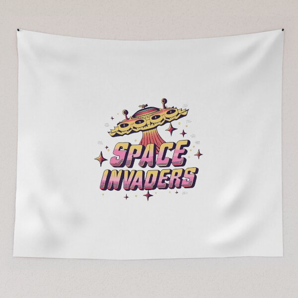 Item preview, Space invaders t-shirt designed and sold by RemyTub.