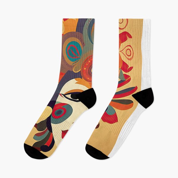 Item preview, Woman in Colorful Tribal Art designed and sold by artify-visions.
