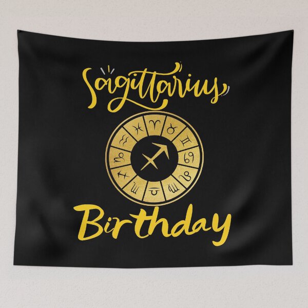 Item preview, Sagittarius Zodiac Sign Birthday designed and sold by Luckydesign1975.