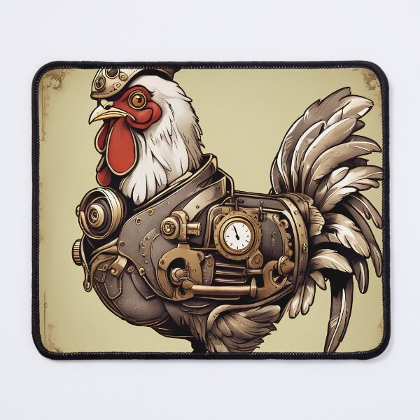 Item preview, Steampunk chicken designed and sold by Maths-4-Nerds.