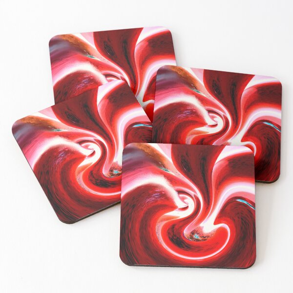 Item preview, abstract red orange nine tailed fox designed and sold by Gabriel BOCQUAIRE.