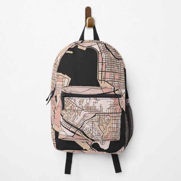 Item preview, San Diego Map Pattern in Soft Pink Pastels designed and sold by PatternMaps.