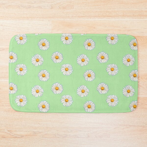 Item preview, White Daisies on Pastel Green designed and sold by Cass Noel Studio.