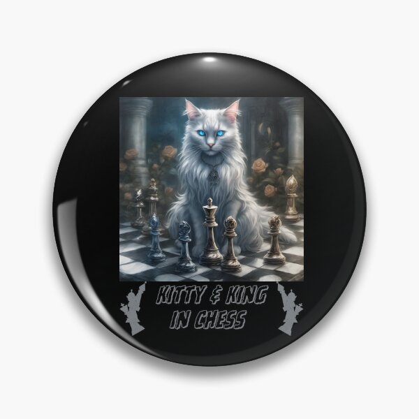 Artikelvorschau, Kitty&King in Chess entworfen und verkauft von CuteCatsCoffee.