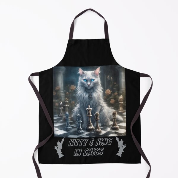 Artikelvorschau, Kitty&King in Chess  entworfen und verkauft von CuteCatsCoffee.