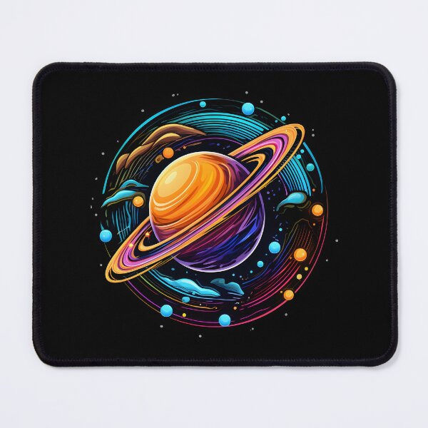 Item preview, Neon Saturn designed and sold by JourneyGems.