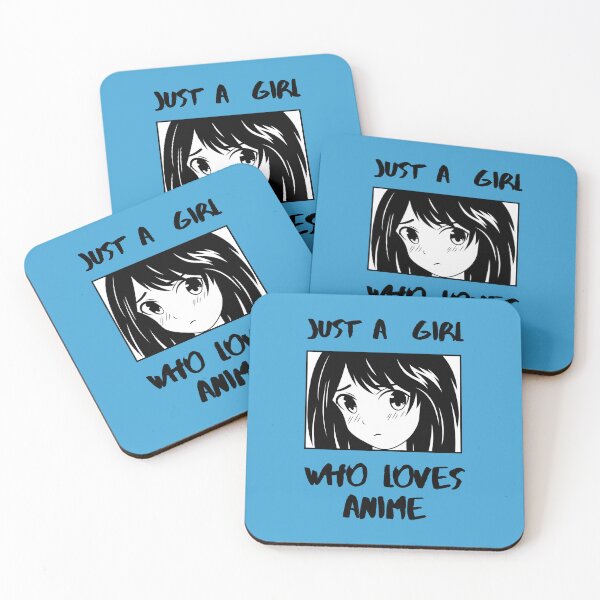 Item preview, Just a Girl Who Loves Anime - Cute & Stylish Design designed and sold by MColoredBooks.