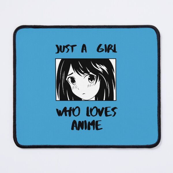 Item preview, Just a Girl Who Loves Anime - Cute & Stylish Design designed and sold by MColoredBooks.