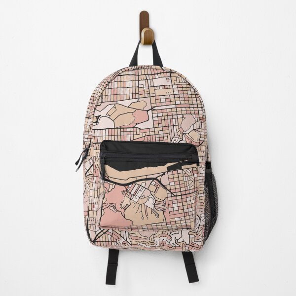Item preview, San Francisco Map Pattern in Soft Pink Pastels designed and sold by PatternMaps.