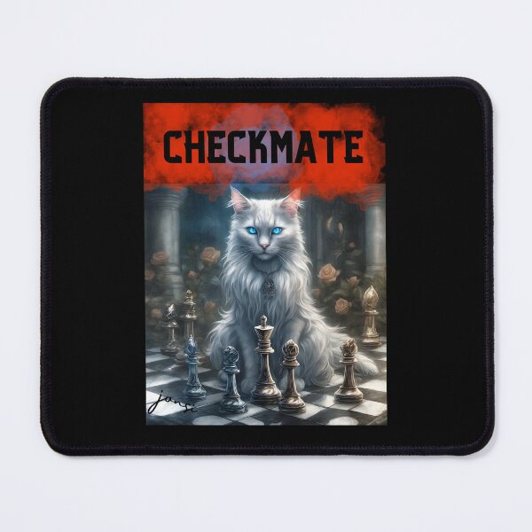 Item preview, Checkmate! Kitty wins. designed and sold by CuteCatsCoffee.