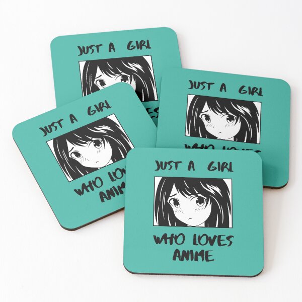 Item preview, Just a Girl Who Loves Anime - Cute & Stylish Design designed and sold by MColoredBooks.