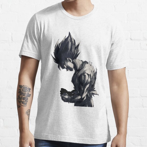 Silver Basic Son Goku Super Manga T Shirt Vestito Goku Corto per  Ragazzo,212-1,XXS… : : Moda